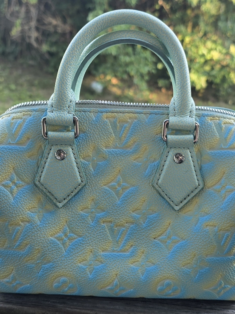 louis vuitton Speedy Bandouliere Bag Stardust Monogram Empreinte Leather 20